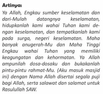 arti doa masuk masjidil haram