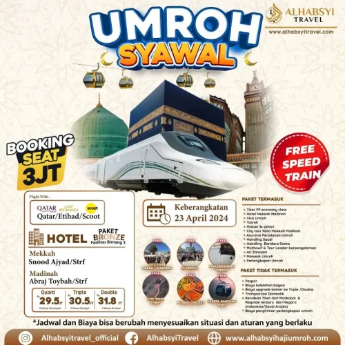 paket umroh syawal 3 2024 alhabsyi travel